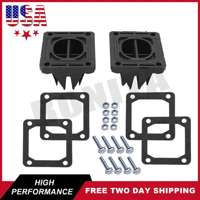 $48.55 • Buy 2 X Banshee V Force 4 Reed Valve Cages W/ Accessories Fits YFZ 350 VForce Yamaha