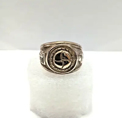 Vintage Pure Copper Gold Color Ring Solid Brass Ring Handmade Jewelry For Men's • $34.99