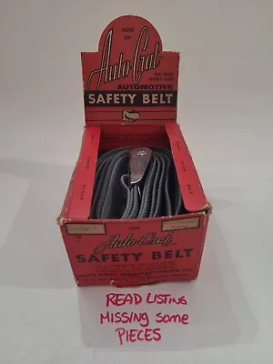 Seat Belt Auto-Crat Automotive Safety Car Truck Vechile Vintage Parts Or Repair  • $40