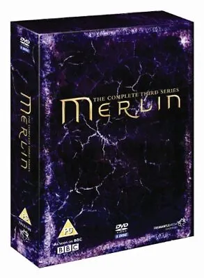 Merlin: Complete Series 3 DVD (2011) Colin Morgan Cert PG 5 Discs Amazing Value • £11.48