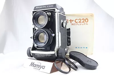 [ NEAR MINT ] Mamiya C220 Pro Film Camera + 80mm F/2.8 Blue Dot Lens From JAPAN • $274.90