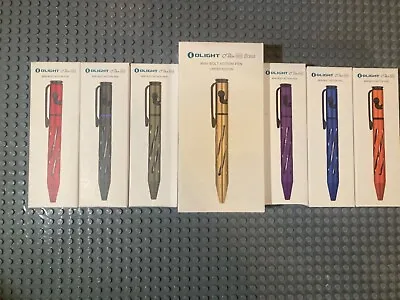 7 OLIGHT O’Pen Mini Portable Ballpoint Pen RARE COLORS Lot Of 7  **NEW** • $244.44