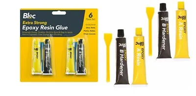 Epoxy Resin Glue Extra Strong Adhesive Super Bond HardenerMetalPlasticWood • £2.99