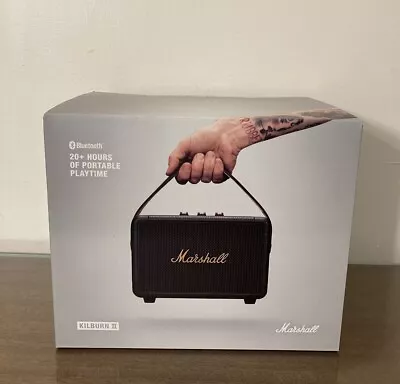 Marshall - Kilburn II Portable Bluetooth Speaker - Black/Brass - Open Box • $199.98