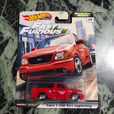 Hot Wheels Fast And Furious Ford F150 SVT Lightning Motor City Muscle Premium • $7.50