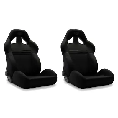 SAAS Universal Kombat Seats (2) Dual Recline Black ADR Compliant • $700