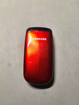 Samsung GT E1150i Red Unlocked Flip Mobile Phone • £21.60
