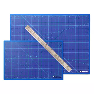 18x24 Cutting Mat Set With 18  Straight Edge - Rotary Craft Mat-   You Choose  • $26.96