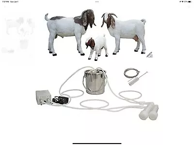 MAPOTAD 3L Goat Pulsation Vacuum Electric Milking Machine Automatic Portable ... • $99.99