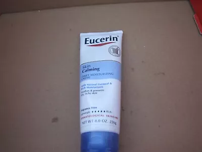 Eucerin Calming Creme Daily Moisturizer 8 Oz Frag Free Dry Itchy Skin PACK VARIE • $14.44