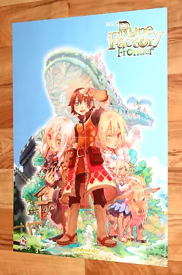 Monster Hunter Tri 3 / Rune Factory Frontier Nintendo 3DS Wii Promo Poster • $58.07