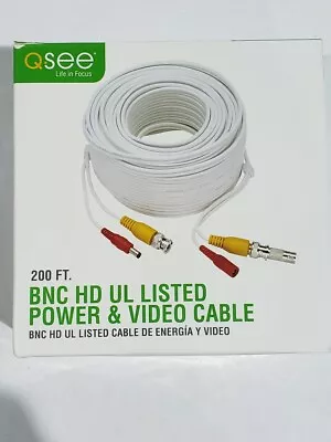 Q-SEE 200' Shielded Video & Power BNC Male Cable W/2-Female Connectors  QS200TC • $112.80