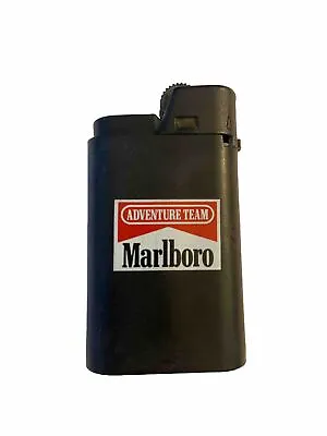 Vintage MARLBORO Djeep Cigarette Lighter Lizard Rock France-black With RED LOGO • $6