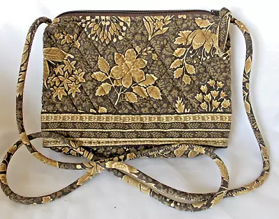 Vera Bradley JAVA Brown Petite Shoulder Crossbody Bag Retired 1998 Pre-owned • $15.30