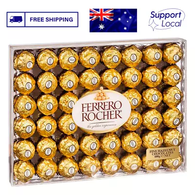 Ferrero Rocher | Chocolate Hazelnut Filling Wafer | 48PCS 600g Premium Gift Set • $39