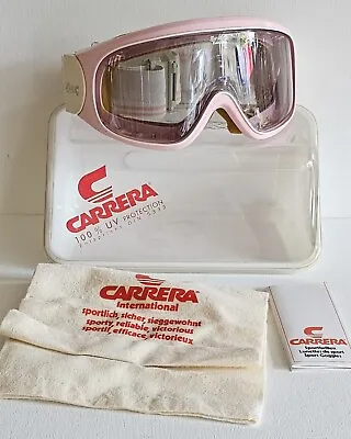 Vintage Carrera 5038 Fair Lady Everclear Ski Goggles 80's Austria • $195