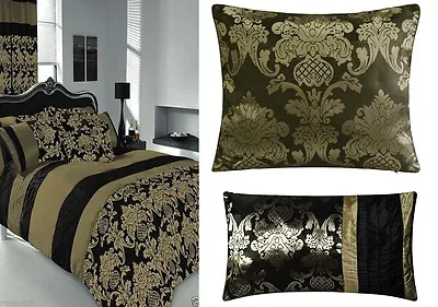 -40% SALE APACHI BLACK/GOLD  Duvet Cover & Pillowcase Set - All Sizes • £7.95