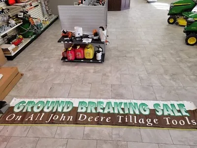 Vintage John Deere Advertising Signs Ground Breaking Sale • $200