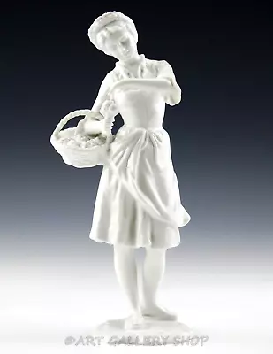 Kaiser Germany Figurine #430 FOLK GIRL WITH FLOWERS & BASKET By G. Bochmann Mint • $119