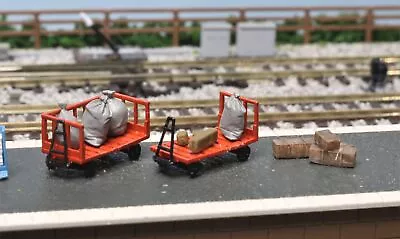 Platform Mail Trolleys - N Gauge (Pack Of 6) • £7.67