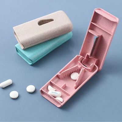 $1.10 • Buy Mini Creative Rectangular Tablet Divider Elderly Medicine Splitter Pill Cutter