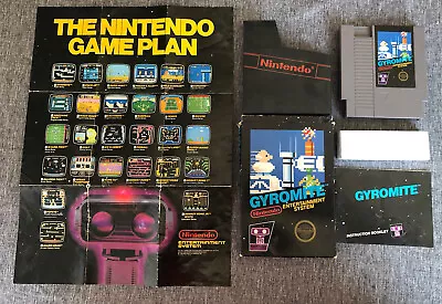 Gyromite Complete In Box Nintendo Unpunched Hang Tab CIB NES BLACK BOX 5 Screw • $159.99