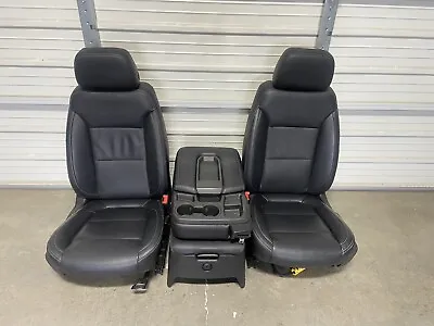 2019-2023 Chevrolet Silverado Gmc Sierra Front Black Leather Seats • $1099.99