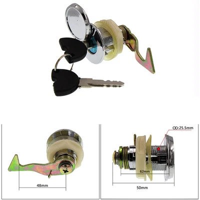 $22.94 • Buy 1×Motorcycle Scooter Modification Accessories High Quality Tail Box Trunk Locks