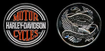 Harley-Davidson Challenge Coin - Motorcycle A • $17.95