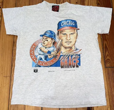 Vintage 1996 Chicago Cubs  Mark Grace MLB Baseball Shirt Youth Large • $26