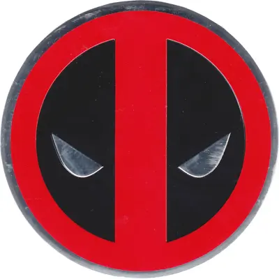 Emblem - Deadpool Logo Marvel Comic Superhero 3.13  METAL Sticker / Decal #3744 • $6.50