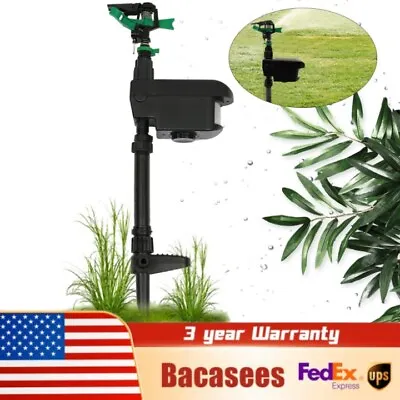 Animal Repellent Sprinkler Solar Scarecrow Motion Activated Water Sprinkler New • $41