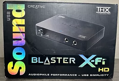 Creative Labs Sound Blaster X-Fi USB Sound Card THX Tru Studio Pro SB1240 Extras • $75