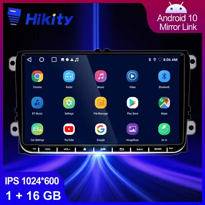 £73.99 • Buy For VW Golf MK5 6 Polo Passat Jetta 9  Android 10.0 Car Radio Stereo GPS SAT NAV
