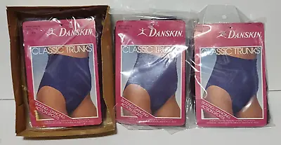 Vintage 1987 Danskin Classic Trunks Large 16-18 Color: Wine Lot (3) • $39.95