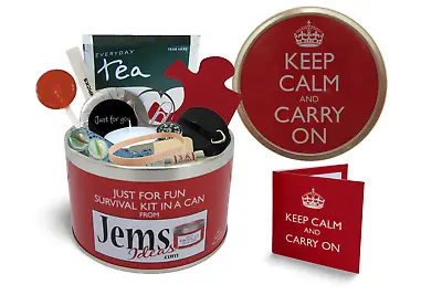 KEEP CALM & CARRY ON Survival Kit. Birthday Gift & Card 18th/21st/30th/40th/50th • £12.75