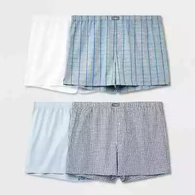 Comfort In Every Stitch: Goodfellow & Co™ Men's Big & Tall Woven Boxers 2 Or 4 • $21.99