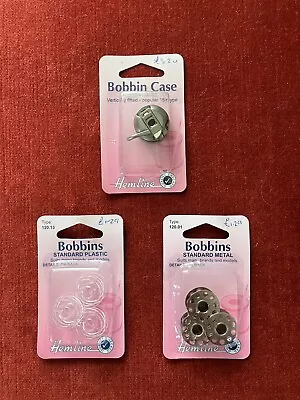 Hemline Bobbins And Bobbin Cases • £3.15