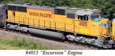 KATO 1764015 N SCALE  Union Pacific  4015 EXCURSION SD70M Flat Radiator 176-4015 • $102.55