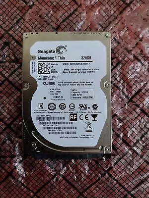 Seagate Momentus Thin ST320LT012 2.5  320GB SATA Hard Drive • £6.83