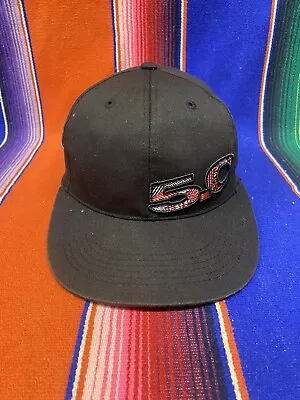 Ford Mustang 5.0 Tek Flex Fitted Hat Black With Embroidered Logos M/L • $12.99