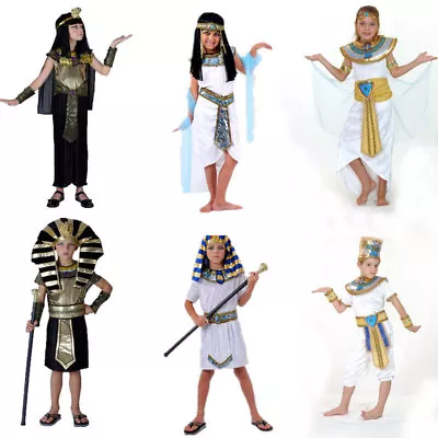 Halloween Boy Girl Egypt Egyptian Pharaoh Cleopatra Prince Princess Costume Kids • $13.98