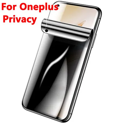 $3.51 • Buy 3Pcs Anti-Privacy Screen Protector Hydrogel Film For Oneplus 6T 7T 8T 6 8 Pro