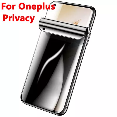 $3.51 • Buy 3Pcs Anti-Privacy Screen Protector Hydrogel Film For Oneplus 6T 7T 8T 6 8 Pro