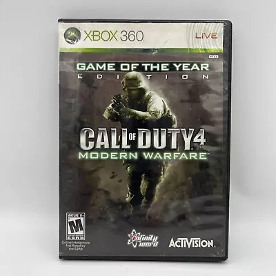 $13 • Buy Call Of Duty 4 Modern Warfare GOTY Edition Xbox 360 2010 In Case Without Manual