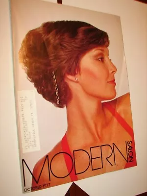 VTG MODERN BEAUTY SHOP Magazine Oct 1977 W/ POSTER • $14.99