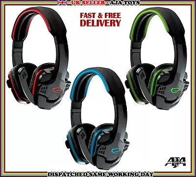 £12.99 • Buy RAVENA  Wired Gaming Headphones Headset With Microphone For PC Laptop Skype Zoom