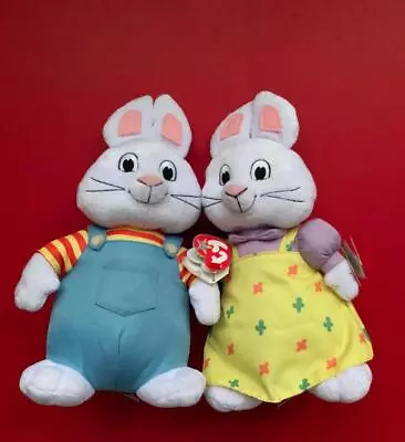 Ty Original Retired Beanie Babies Max & Ruby 11  Stuffed Animal NEW With Tags • $15