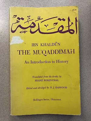 The Muqaddimah By Ibn Khaldun Paperback • $21