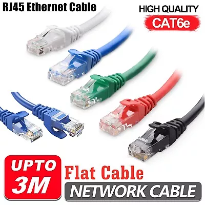 Cat6 Cat6e RJ45 UTP Ethernet Network Cable Lan Internet Patch Lead Cord Router • $11.79